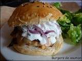 Burgers au saumon