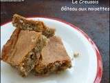 Creusois (gâteau fondant à la noisette)