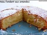 Gâteau fondant aux amandes