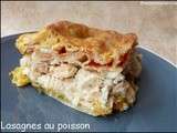 Lasagnes au poisson