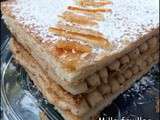 Mille-feuilles au praliné et au confit d'orange