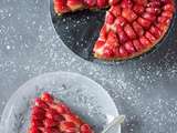 Tarte aux fraises citron-noisette