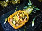 Ananas aux Crevettes et aux Epices (en deux versions)