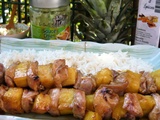 Brochettes de Poulet à l’Ananas