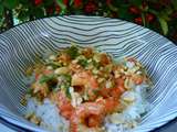 Curry de Crevettes (recette ultra express)