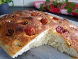 Focaccia aux Tomates Cerises