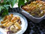 Gratin de Rigatoni, Abondance, Jambon