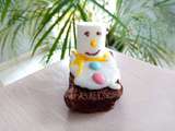 Bonhomme de neige en guimauve pour cookies ou autre