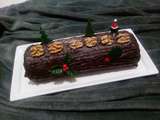 Bûche de Noël pralin chocolat