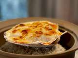 Coquilles de poisson gratinées aux poireaux de Cyril Lignac dans tous en cuisine