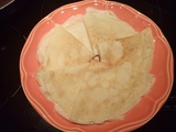 Crêpes au lait d'amandes