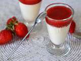 Facile Panna cotta, coulis de fruit