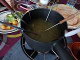 Fondue bourguignonne légère (au bouillon)