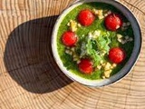 Gaspacho vert, salade de pastèque et broccio de Cyril Lignac dans tous en cuisine