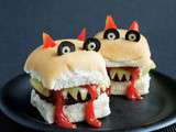 Hamburgers funs : halloween's burger ou burger pig