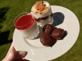 Idées pour un café gourmand, un trio de dessert