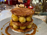 Mille-feuille aux pommes et caramel beurre salé de Cyril Lignac dans Tous en cuisine