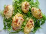 Pommes de terre farcies aux lardons