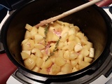 Pommes de terre sautées aux lardons au cookéo