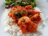 Riz aux crevettes sauce tomate companion