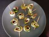 Roulade courgettes jambon cru boursin