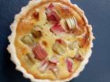 Tarte à la rhubarbe au companion