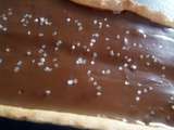 Tarte au chocolat caramel express