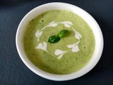 Velouté de courgettes au basilic (companion ou pas)