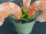 Verrine avocat crevettes