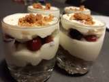 Verrine ricotta mascarpone express (fruits rouges)