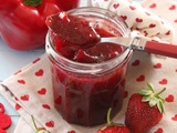 Confiture de Fraises aux Poivrons Rouges