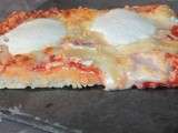 Pizza Coulommiers, Jambon et Fromage Blanc