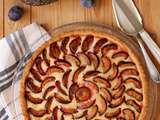 Tarte aux Quetsches à l'Amande et Pâte Rustique au Petit Epeautre complet