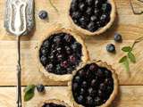 Tartelettes aux Myrtilles et Pâte à la Farine de Noisette