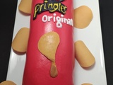 Gâteau   Boite de Pringles   pour l'anniversaire de ma fille