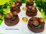 Nids de Pâques au chocolat moelleux et fondants