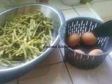 Haricots verts et oeufs durs au thermomix