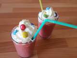 Milk shake fraises et chantilly