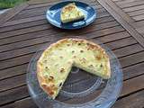 Quiche courgettes - tartare