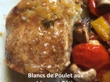 Blancs de Poulets aux Légumes Rôtis et au Cabecou