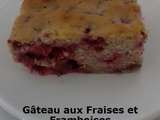 Gâteau aux Fraises et Framboises