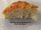 Gâteau aux Pommes et Noix de Coco