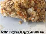 Gratin Pommes de Terre Carottes aux Restes de Poisson