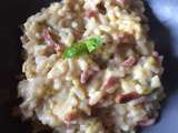 Risotto aux Poireaux et Bacon