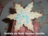 Sablés de Noël Saveur Vanille