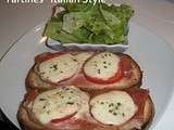 Tartines  Italian Style 