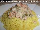 Tour en Cuisine #148 - Fondue de Poireaux au Saumon Fumé