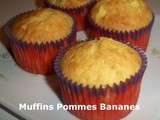 Tour en Cuisine #353 - Muffins Pommes Bananes