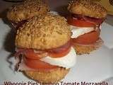 Whoopie Pies Day #14 - Whoopie Pies Jambon Tomate Mozzarella