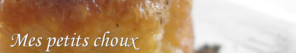 Recettes de Mes petits choux